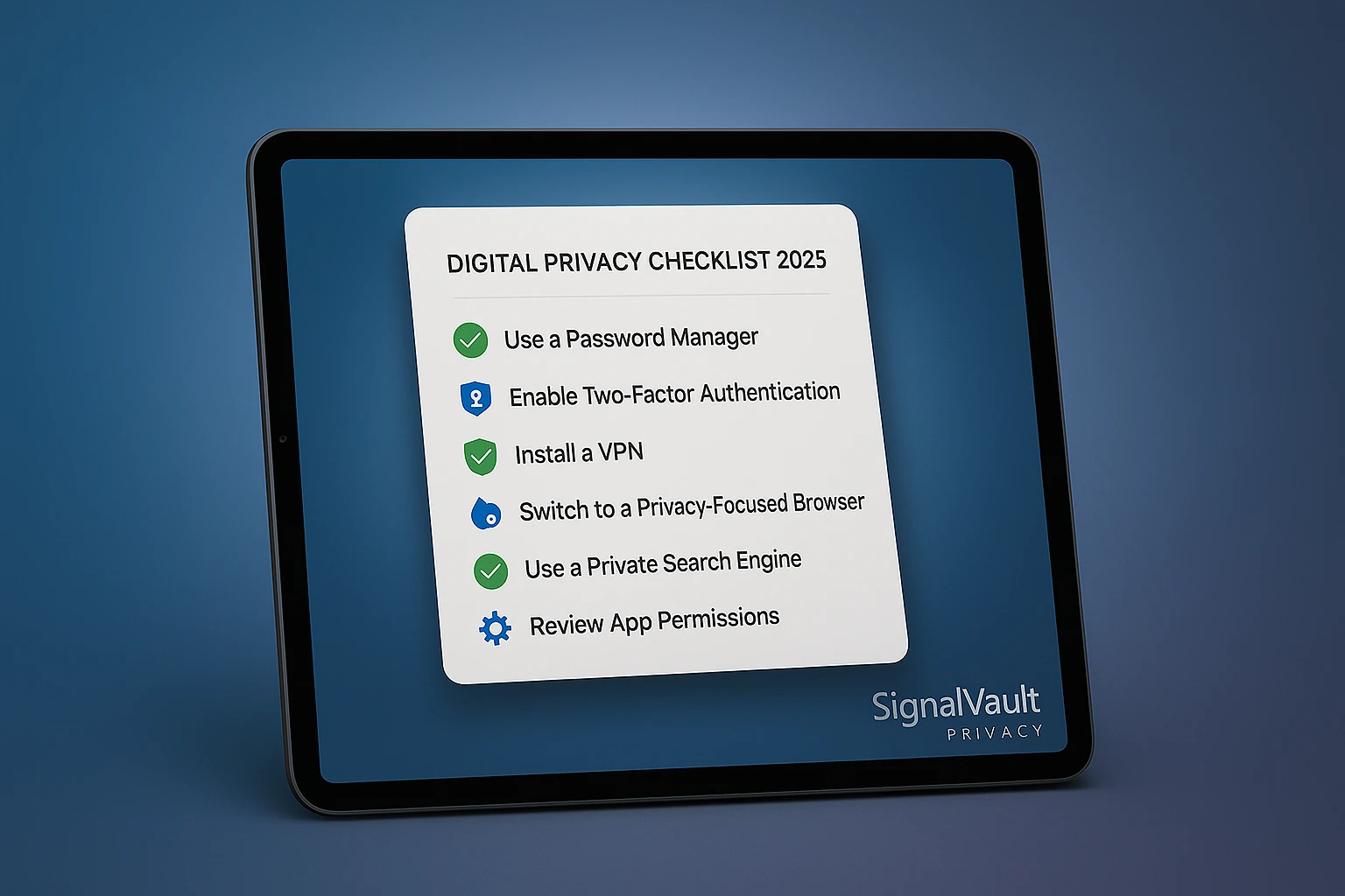 Digital Privacy Checklist 2025: Complete Guide